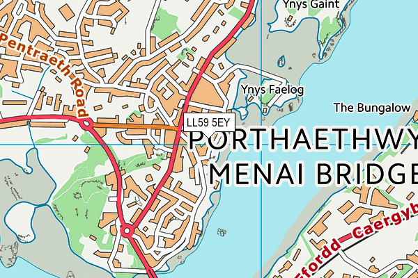 LL59 5EY map - OS VectorMap District (Ordnance Survey)