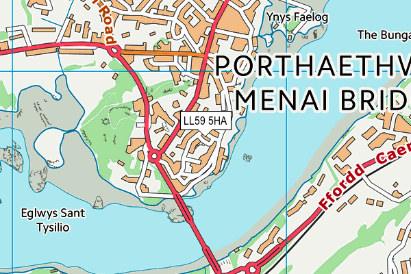 LL59 5HA map - OS VectorMap District (Ordnance Survey)