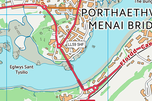 LL59 5HF map - OS VectorMap District (Ordnance Survey)