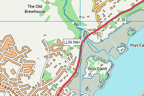 LL59 5NH map - OS VectorMap District (Ordnance Survey)