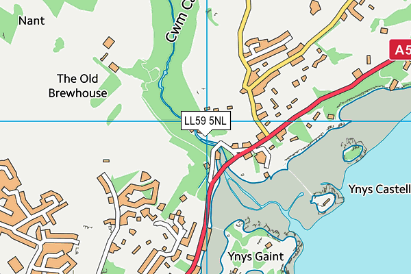 LL59 5NL map - OS VectorMap District (Ordnance Survey)