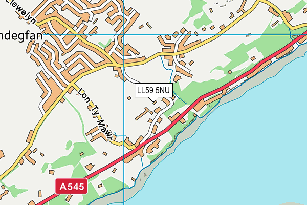 LL59 5NU map - OS VectorMap District (Ordnance Survey)