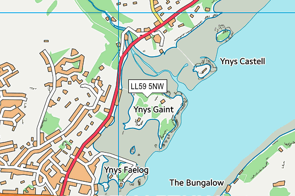 LL59 5NW map - OS VectorMap District (Ordnance Survey)