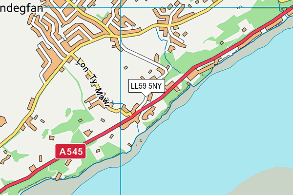 LL59 5NY map - OS VectorMap District (Ordnance Survey)