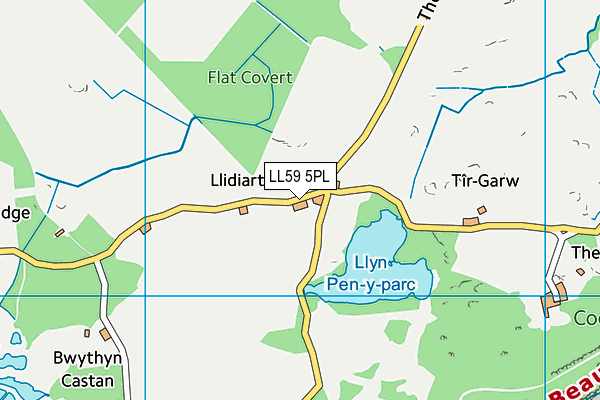 LL59 5PL map - OS VectorMap District (Ordnance Survey)
