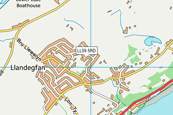 LL59 5RD map - OS VectorMap District (Ordnance Survey)