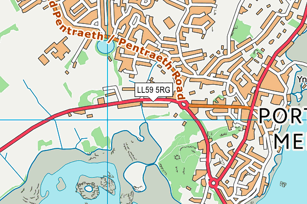 LL59 5RG map - OS VectorMap District (Ordnance Survey)