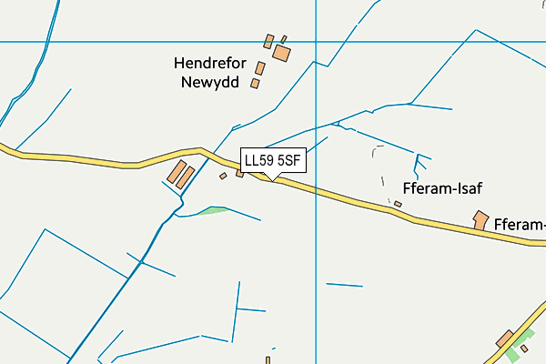LL59 5SF map - OS VectorMap District (Ordnance Survey)
