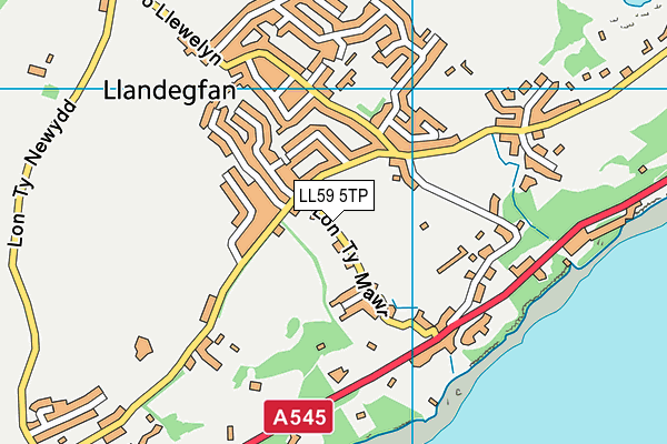 LL59 5TP map - OS VectorMap District (Ordnance Survey)