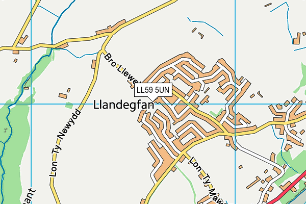 LL59 5UN map - OS VectorMap District (Ordnance Survey)