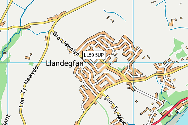 LL59 5UP map - OS VectorMap District (Ordnance Survey)