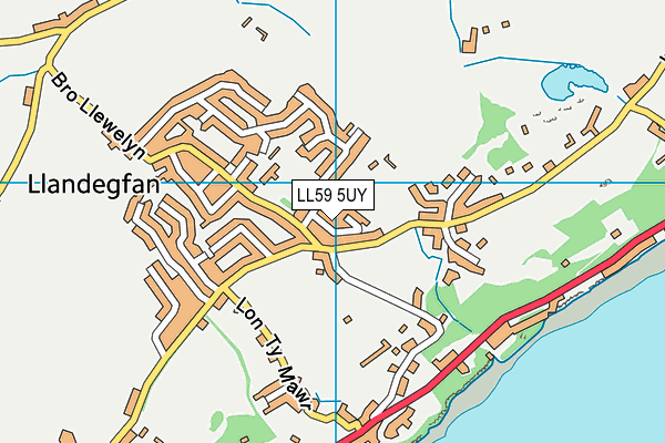 LL59 5UY map - OS VectorMap District (Ordnance Survey)