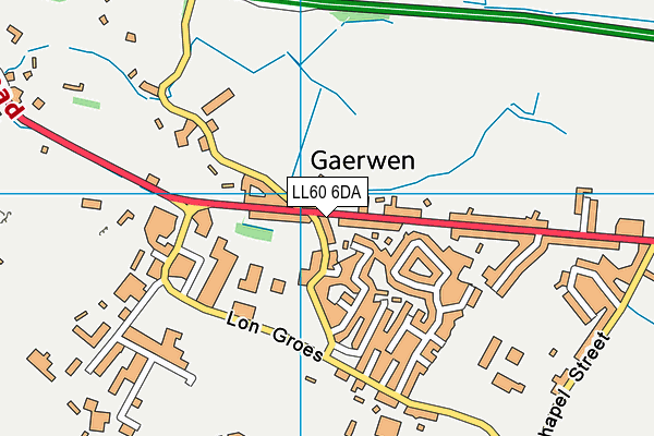 LL60 6DA map - OS VectorMap District (Ordnance Survey)