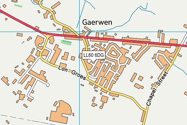 LL60 6DG map - OS VectorMap District (Ordnance Survey)