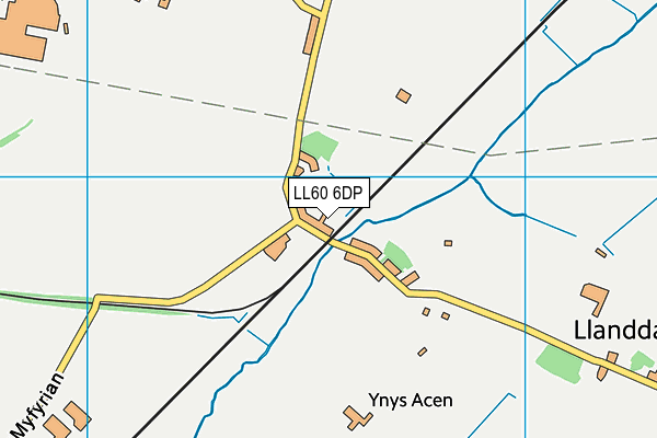 LL60 6DP map - OS VectorMap District (Ordnance Survey)