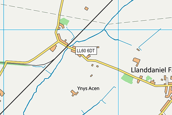 LL60 6DT map - OS VectorMap District (Ordnance Survey)