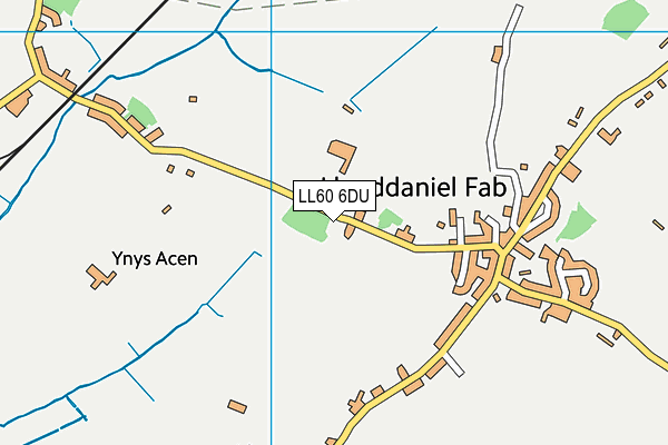 LL60 6DU map - OS VectorMap District (Ordnance Survey)