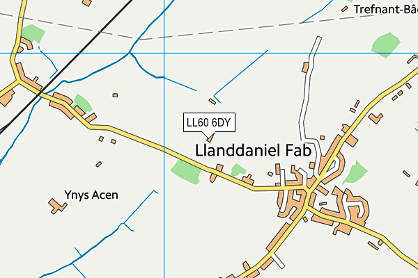 LL60 6DY map - OS VectorMap District (Ordnance Survey)