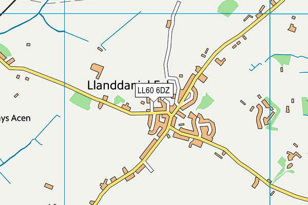 LL60 6DZ map - OS VectorMap District (Ordnance Survey)