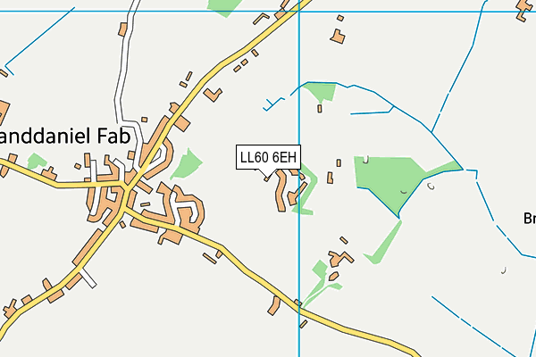LL60 6EH map - OS VectorMap District (Ordnance Survey)