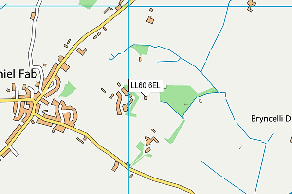 LL60 6EL map - OS VectorMap District (Ordnance Survey)