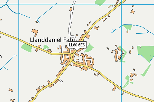 Ysgol Gynradd Parc y Bont map (LL60 6ES) - OS VectorMap District (Ordnance Survey)