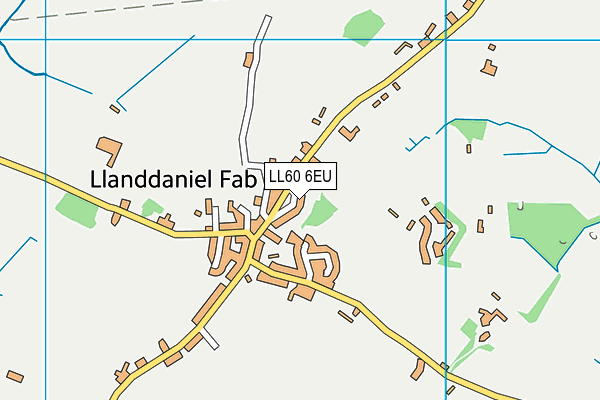 LL60 6EU map - OS VectorMap District (Ordnance Survey)