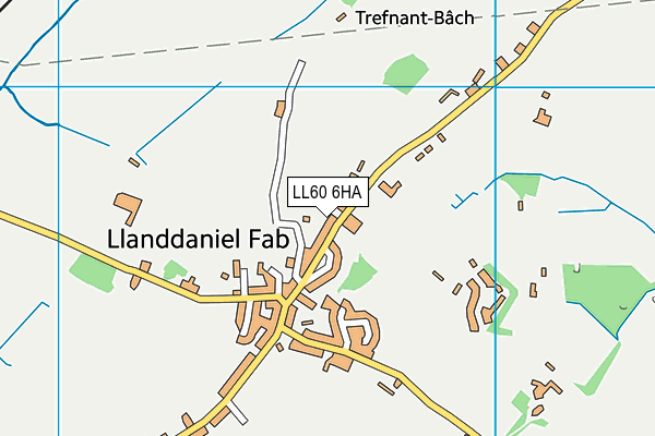 LL60 6HA map - OS VectorMap District (Ordnance Survey)