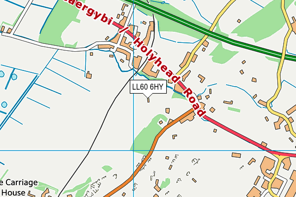 LL60 6HY map - OS VectorMap District (Ordnance Survey)