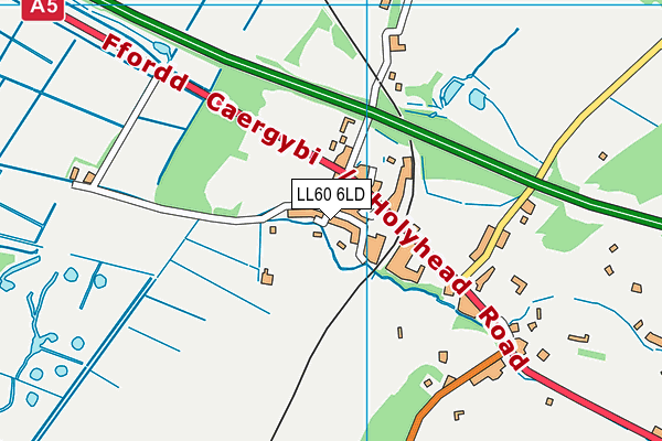 LL60 6LD map - OS VectorMap District (Ordnance Survey)