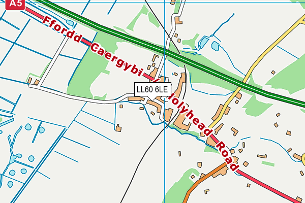 LL60 6LE map - OS VectorMap District (Ordnance Survey)