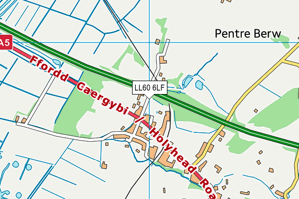 LL60 6LF map - OS VectorMap District (Ordnance Survey)