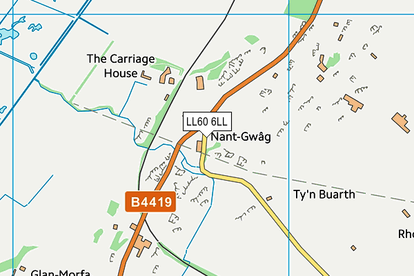 LL60 6LL map - OS VectorMap District (Ordnance Survey)