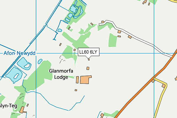 LL60 6LY map - OS VectorMap District (Ordnance Survey)