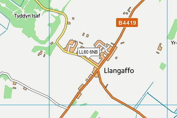 LL60 6NB map - OS VectorMap District (Ordnance Survey)