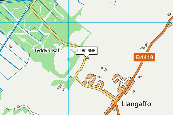 LL60 6NE map - OS VectorMap District (Ordnance Survey)