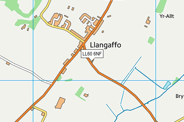LL60 6NF map - OS VectorMap District (Ordnance Survey)
