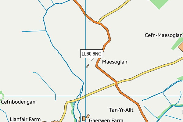 LL60 6NG map - OS VectorMap District (Ordnance Survey)