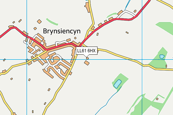 LL61 6HX map - OS VectorMap District (Ordnance Survey)
