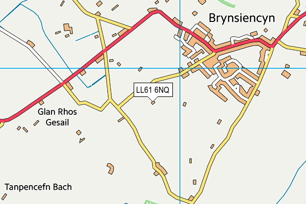 LL61 6NQ map - OS VectorMap District (Ordnance Survey)