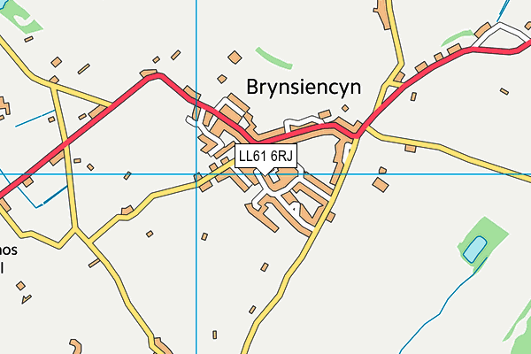 LL61 6RJ map - OS VectorMap District (Ordnance Survey)