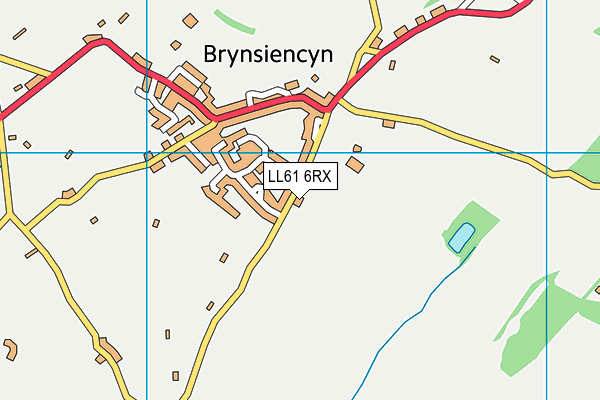 LL61 6RX map - OS VectorMap District (Ordnance Survey)