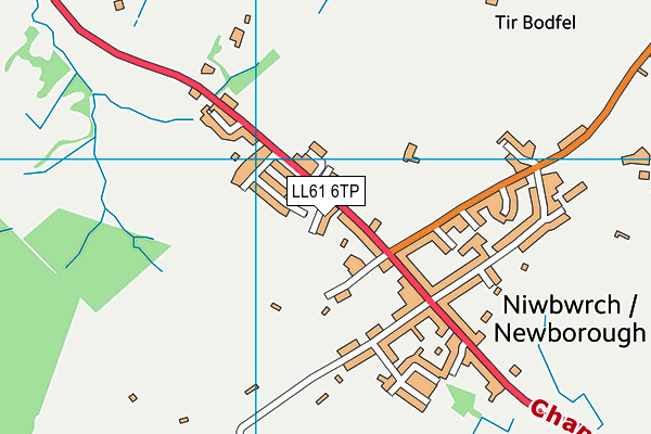 LL61 6TP map - OS VectorMap District (Ordnance Survey)