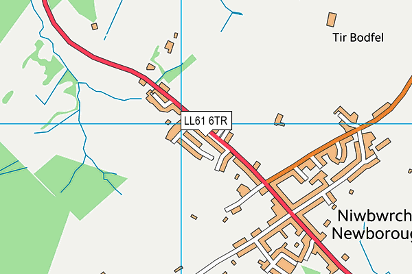 LL61 6TR map - OS VectorMap District (Ordnance Survey)