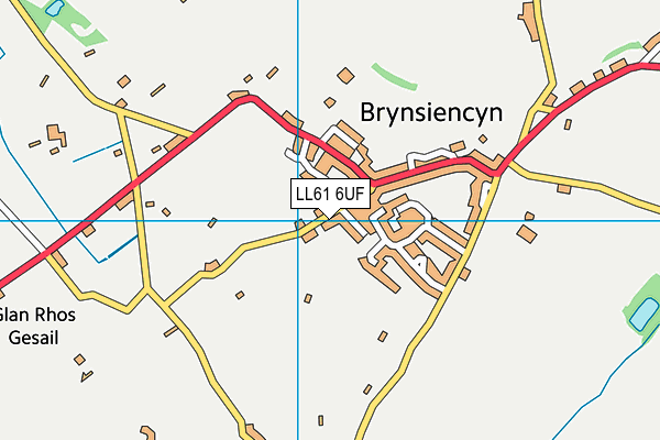 LL61 6UF map - OS VectorMap District (Ordnance Survey)