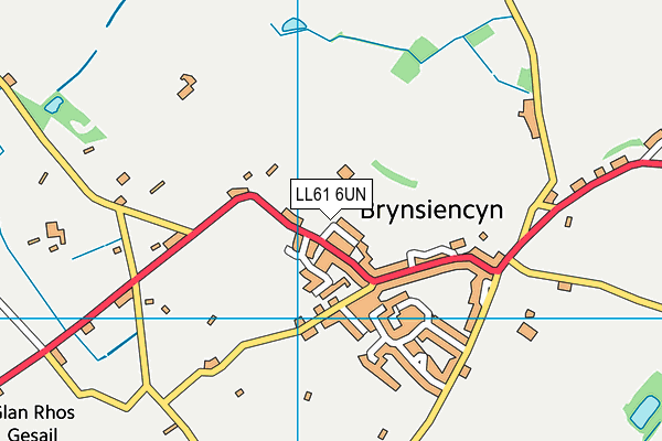 LL61 6UN map - OS VectorMap District (Ordnance Survey)