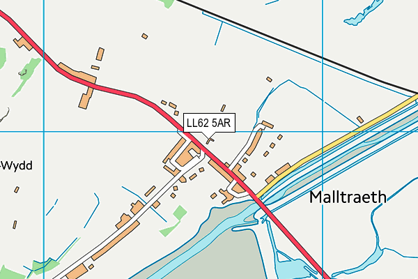 LL62 5AR map - OS VectorMap District (Ordnance Survey)
