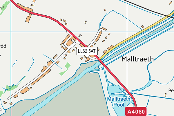LL62 5AT map - OS VectorMap District (Ordnance Survey)