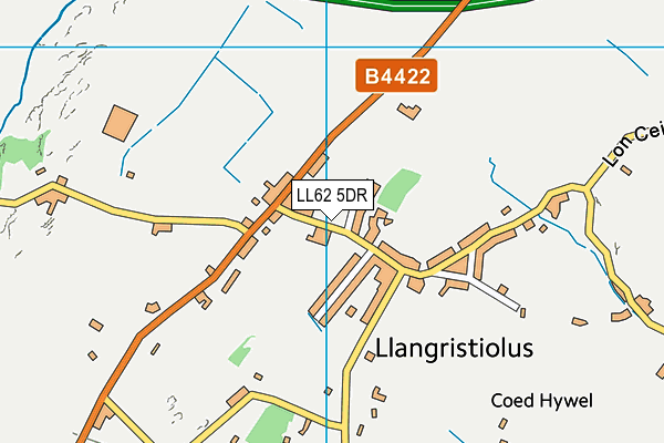 LL62 5DR map - OS VectorMap District (Ordnance Survey)