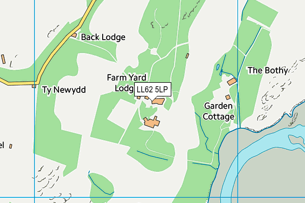 LL62 5LP map - OS VectorMap District (Ordnance Survey)